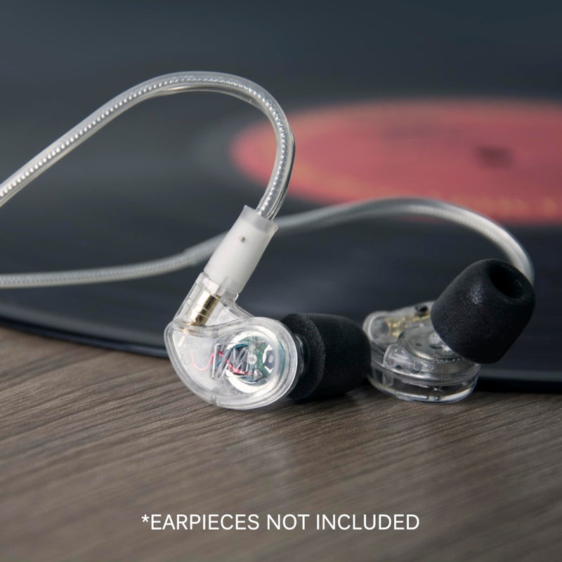 MEE audio MX PRO Series M6 PRO 72-inch Extended-length Stereo Audio Cable (Clear) - Image 5